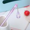Back to school season 2Pcs 0.5mm creative drift bottle pendant gel pen, girly heart pendant pen, cute stationery water-based signature pen
