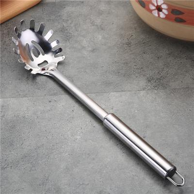 Pasta Scoops Noodle Spoon Scoop Colander Spaghetti Ladle Slot Stainless Steel Colander Kitchen Gadget