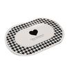 Black and White Simple Bathroom Floor Mats Soft Diatom Mud Water-absorbent Wear-resistant Shower Room Bathroom Toilet Special Pad