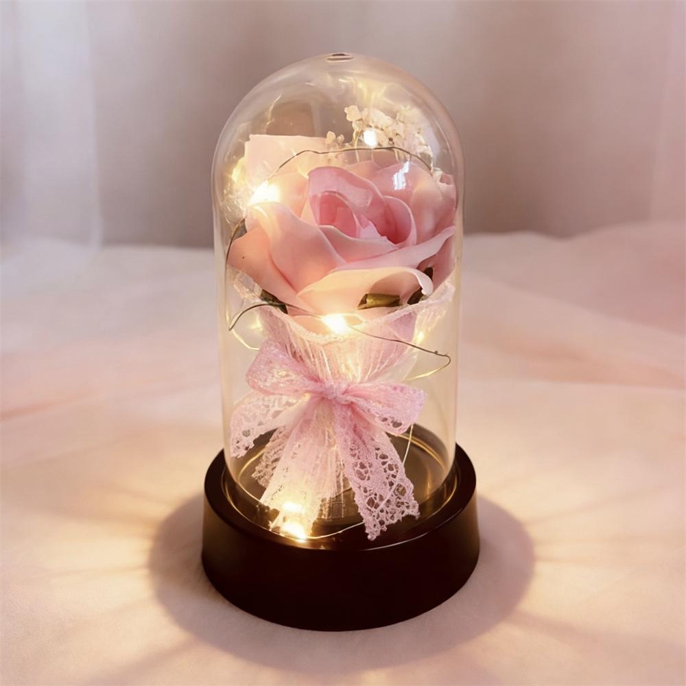 

Influencer-Recommended Qixi Valentine’s Preserved Rose Bouquet - Perfect Birthday Gift for Girls, Girlfriends, and Teachers.