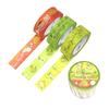 Kamiiso Sansho Japanese Washi Masking Tape *Made in Japan* 15mm x 10m x 3 rolls, 3 patterns SAIEN UR