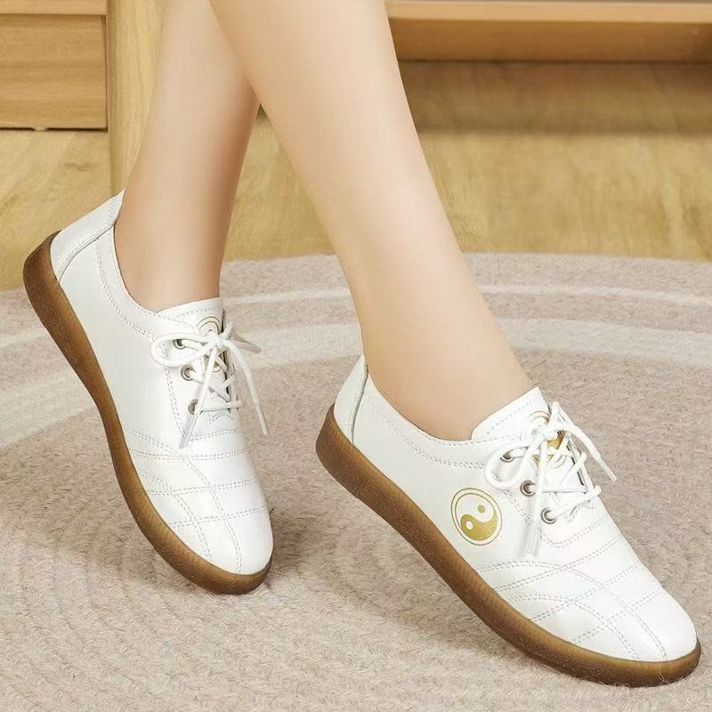 

Sports and leisure martial arts training shoes Taijiquan practice shoes four seasons 38【foot length 24.0cm】 біле золото кольору