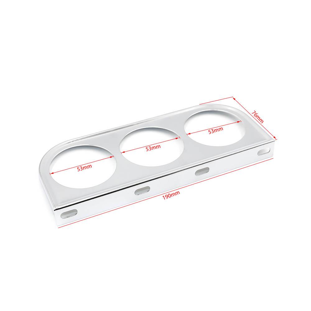 Universal Car Triple Gauge Holder 2 ''52mm Bracket Car Meter Gauge Pod Gauge Holder Dash Mount Dual Car Meter Holder