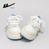 Vita tygskor med fjärilsmotiv för damer - Vår/Sommar 2025 Lätta, Tjocka sulor, Mångsidiga fritidssneakers