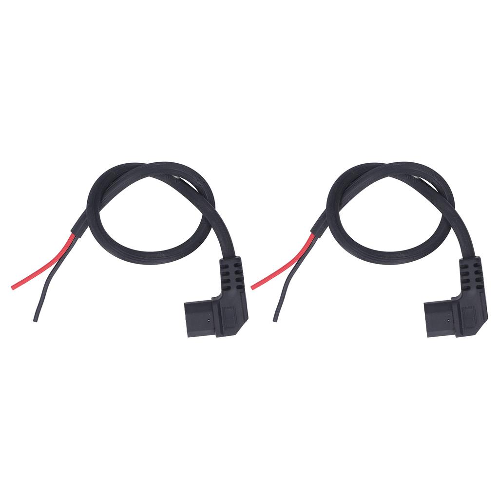 2PCS Electric Bike Power Cord T Type Charging Power Cable Accessories 1.5mm² for Electric Scooter