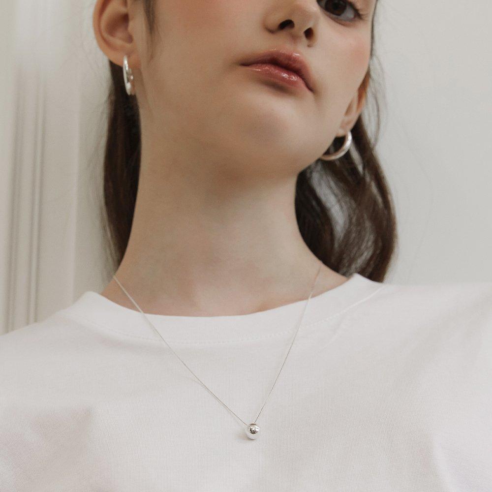 (92.5 Silver) Alice Drop Long Necklace Nz2434