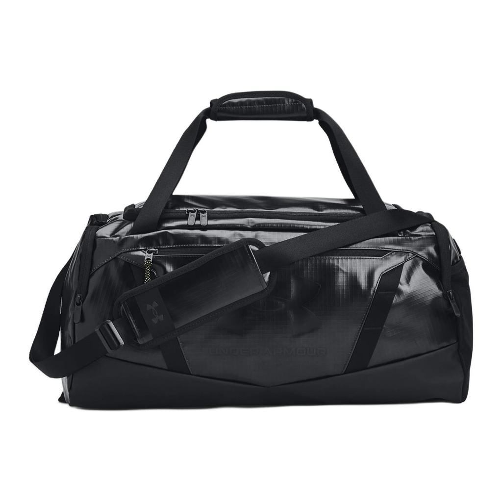 Under Armour UA Hustle LE Solid Color Simple Large Capacity Polyester Small Handheld Shoulder Crossbody Travel Bag Unisex Bags Black 1384669-001