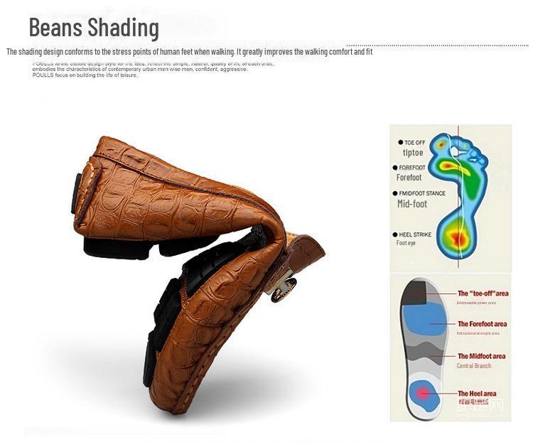 Mocasini casual din piele pentru bărbați - Design britanic elegant, perfecți pentru primăvară și toamnă, disponibile mărimi mari