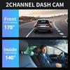 Dash Cam for cars 1080P Car DVR Video Recorder Dual car camera Front Inside View Camera Loop Recording WiFi Monitor Dashcam