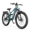 ZAZAWORK CF500: 1000W eats mountains. 48V20Ah lasts weeks. 27" tires grip hard. Two-seat e-bike