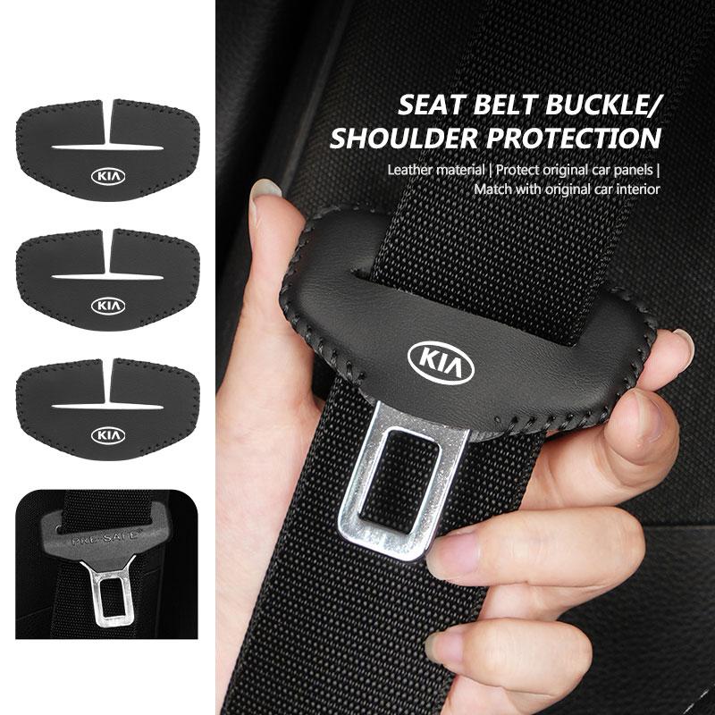 TTVF7 Universal Car Seat Belt Shoulder Protection Pad Accessories For KIA Ceed Sportage Rio K5 K2 Optima Cerato Proceed Venga