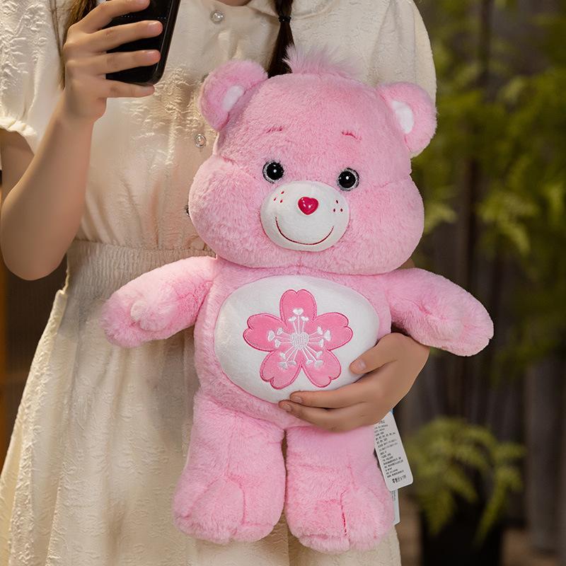 Carebears Rainbow Bear Doll Love Bear Plush Doll Genuine Sakura Care Bear Plush Doll