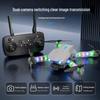 Cross E99D HD Colorful Lights Remote Control Drone Quadcopter with Dual Camera for Aerial Photography.
