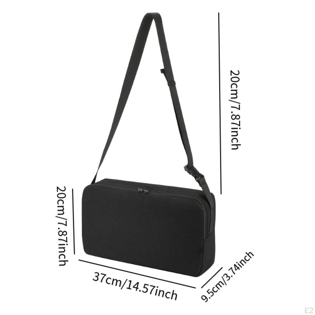 Gitarren-Effektpedal-Board-Tasche Schulter Crossbody Mehrzweck Reißverschluss Organizer