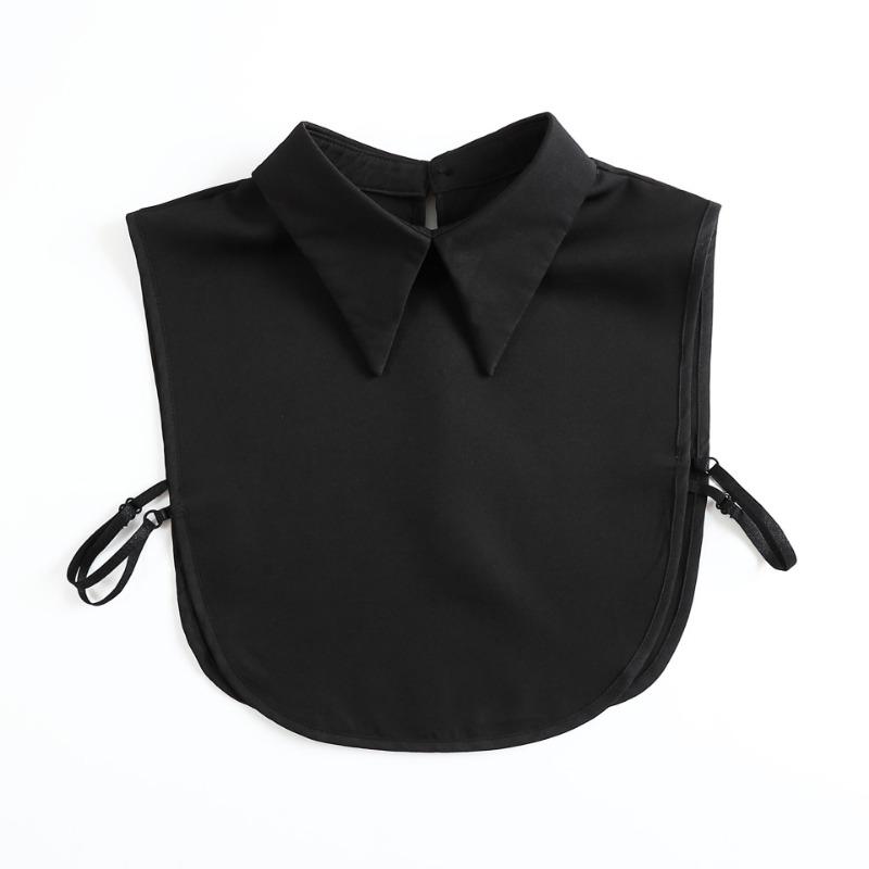 Hollow Lace Chiffon Doll Cotton Fake Collar Blouse Sweater Detachable Shirt Collar False Collar Lapel Women Top Collars Decor
