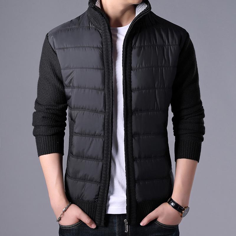 Giacca da maglione a maniche lunghe con maglia da uomo Patchwork acquista  in modo economico — spedizione gratuita, recensioni reali con foto — Joom