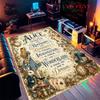 Alice Wonderland Tea Carpet Rug for Living Room Bedroom Home Sofa Decoration,Kids Play Nonslip Floor Mat