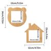 1PC Nordic Wooden Switch Protective Cover Wall Sticker Wall Mounted Socket Decor Frame Shockproof Protective Cover