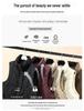 Women's Cotton Vest: European American Style, Autumn/Winter 2025, Sleeveless, Thickened, Warm, Casual Loose Fit, Solid Color Outerwear