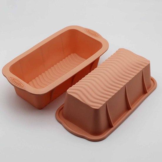 Flexible Cake Mold High Temperature Resistant Rectangular Easy Demould DIY Bread Mould Toast Pan Kitchen Tool