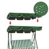 Porch Swing Canopy Replacement UV-Resistant Sun Shade Chair Cover Swing Cover Replacement for Garden Playground Backyard Yard