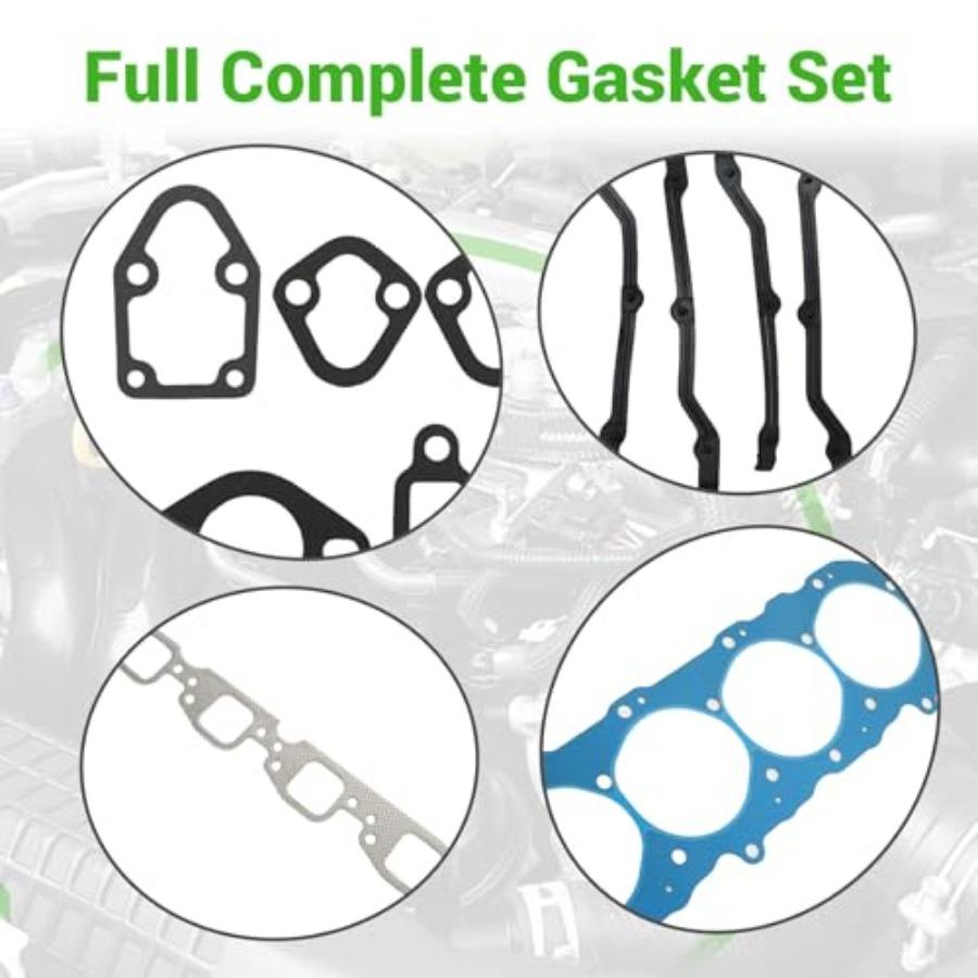 Full Complete Gasket Set Replacement for BBC Big Block 454 427 396 V8 Replacement for 260-1009