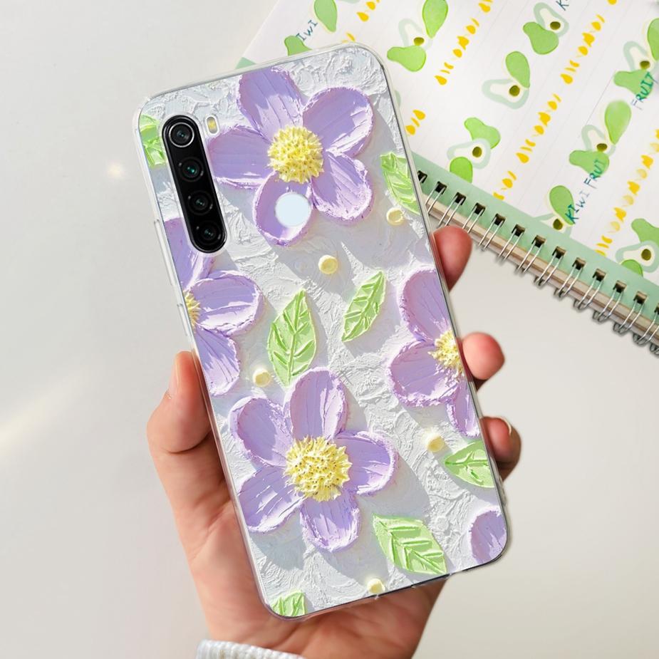 For Xiaomi Redmi Note 8 Case Note 8T Luxury Painted Cover Clear Silicone Phone Case For Redmi Note 8 Pro Note8 Note8T Soft Shell