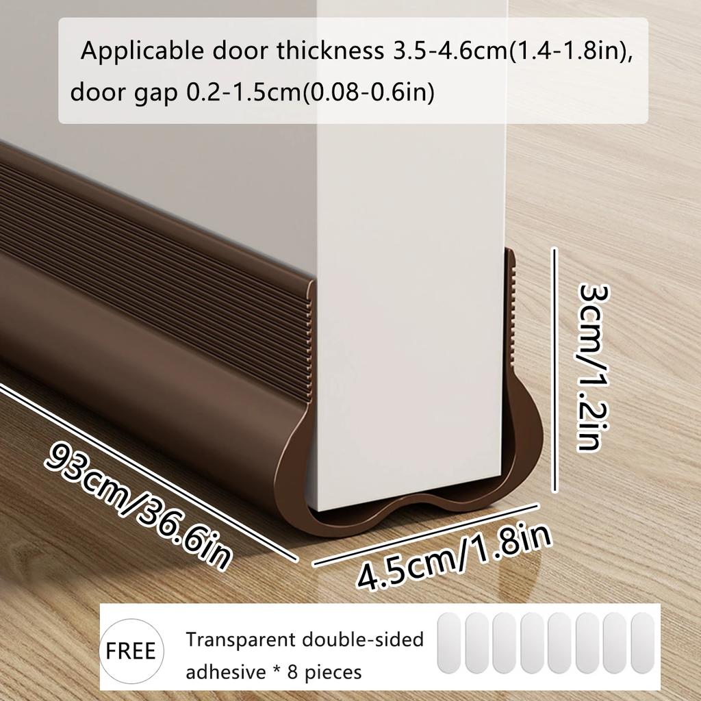 New PVC Flexible Door Bottom Sealing Strip Under Door Draft Stopper Sealing Strip OundProof Gasket Weatherstrip Draft Guard