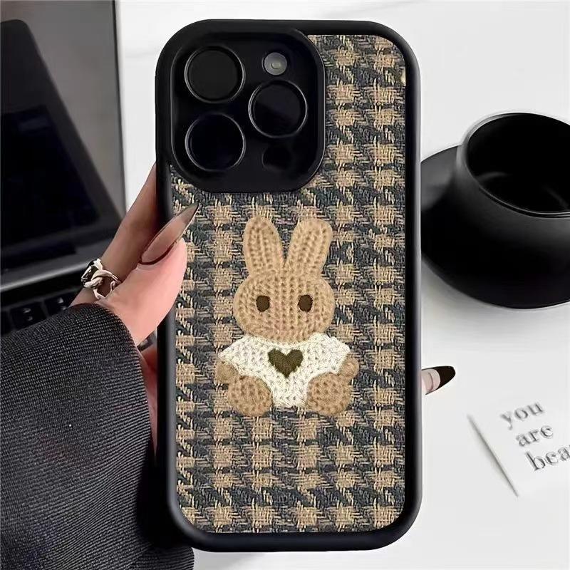 White Rabbit Is Suitable for Iphone16promax Mobile Phone Case Apple 15 Anti-drop 14pro/13 Cute 12 New Models