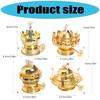 Aluminum Alloy Kerosene Lamp Burners Replacement Rusts Resistant Construction Compatibles with Standard Oil Lamp Quick Installation