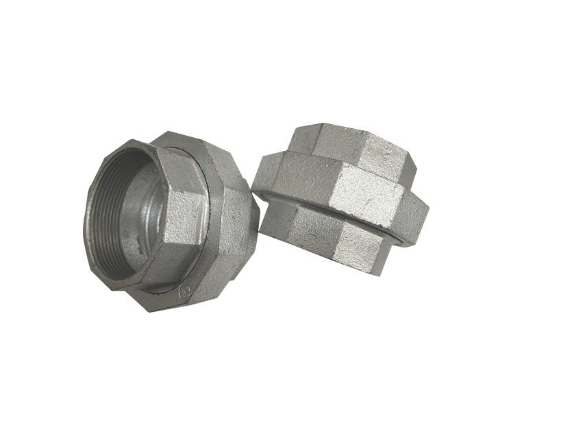 Galvanized Female Thread Union Joint for Fire, Steam, and Water Pipes
