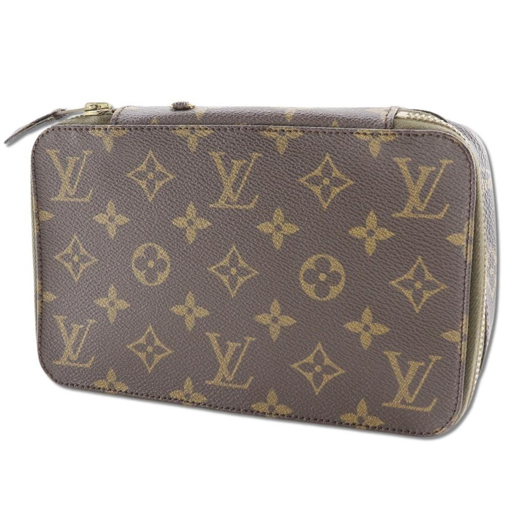 LOUIS VUITTON Posh Monte Carlo Pouch M47350 Jewelry case Monogram canvas unisex Used
