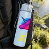 1PC Rainbow Unicorn Fab Letter Art 750ml Color Plastic Sports Water Bottle Leakproof Flip Straw Lid Suitable for Sports Office Home Use