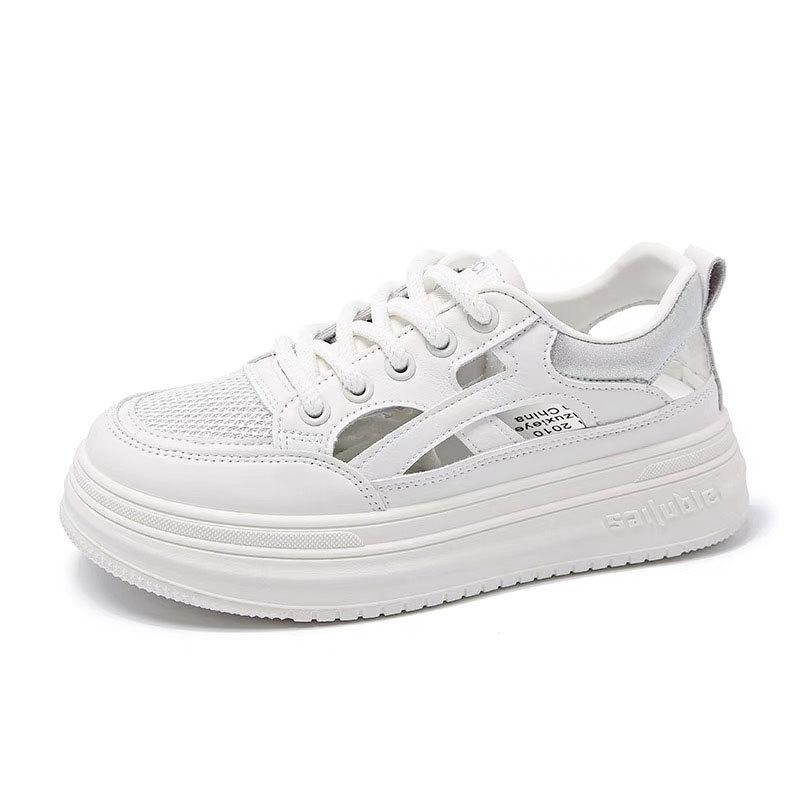 Versatile casual bag head hollow sports sandals  summer new muffin thick bottom thin breathable