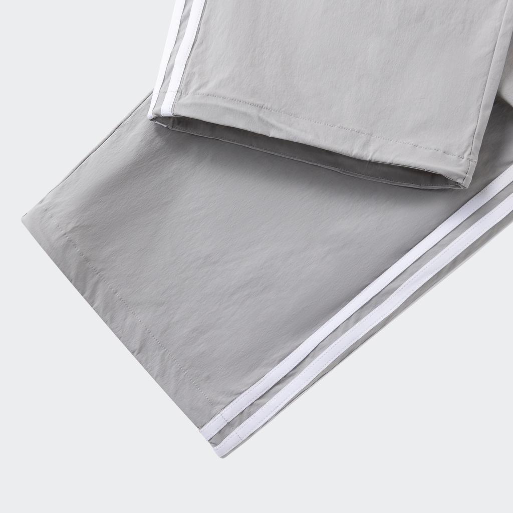 Adidas Originals Para Pants Brand Logo Striped Loose Retro Sports Long Pants Women Pants Gray KB9186