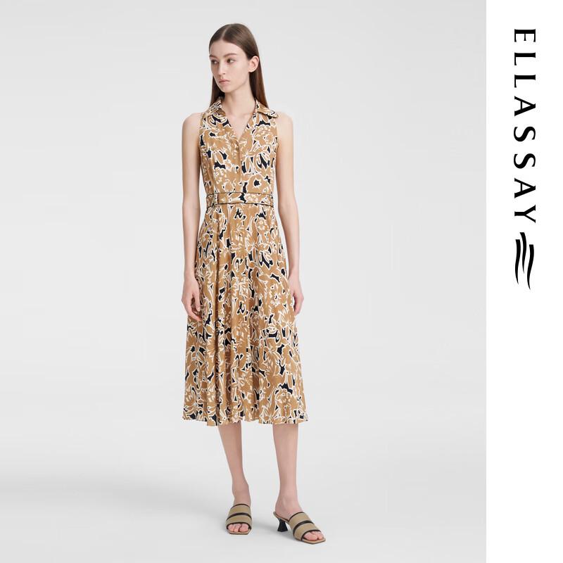

ELLASSAY Women s Halter Neck Midi Dress L