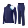 Unisex Sportswear Set Basketball Training Running Soccer Coaching V-Neck Long Sleeve Tracksuit