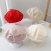 Fashion Cute Baby Knitted Beret Hat Solid Color Children's Warm Hats Autumn Winter Cap For Kids Outdoor Bonnet Accessories Gift