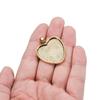 10pcs/lot 25mm  Heart-Shaped Pendant Cabochon Base Setting Cameo Findings For DIY Jewelry Making Supplies