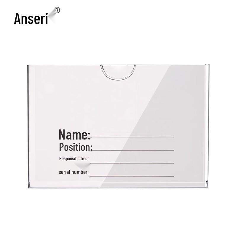 Transparent Acrylic Card Slot Holder