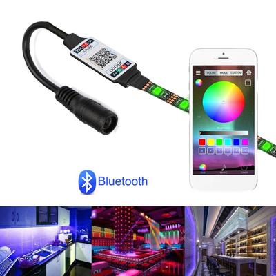 New Smart Wireless Female Plug To 4Pin Connector Adapter LED Light Strip Bluetooth RGB Controller