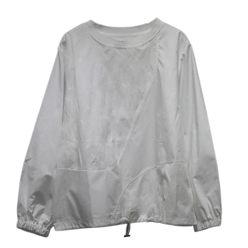 

XITAO Dot жаккардовый сращивание женский модный топ GJ1075 One Size белый