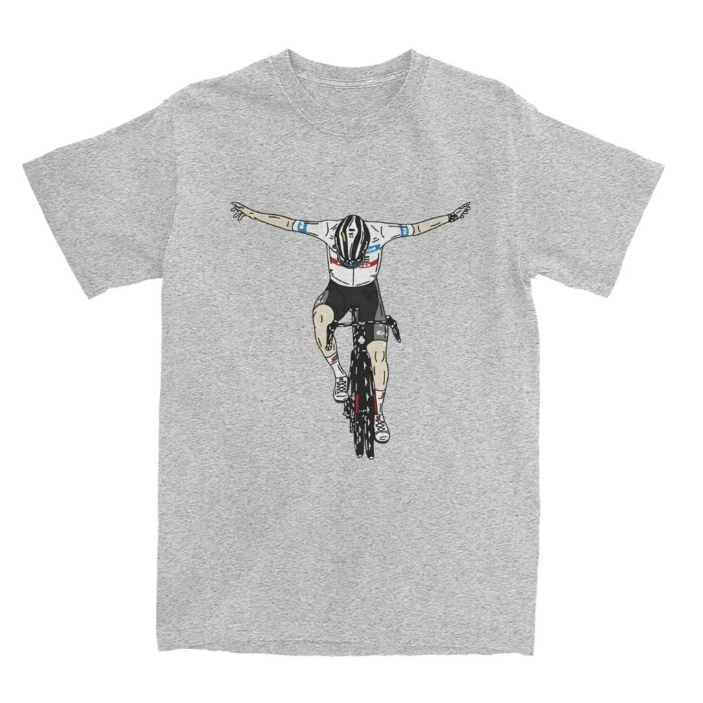 2025 Pánské cyklistické tričko Tadej Pogy Tým Pogi, Tričko s krátkým rukávem, Tričko s kulatým výstřihem, Bavlněné tričko, Léto Tour De France