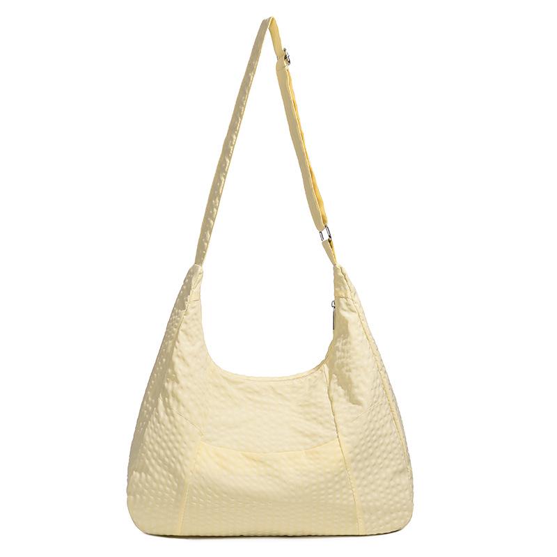 

Women s Large Capacity Casual Tote - 2025 Trendy Single Shoulder Bag for Students and Commuters жовтий