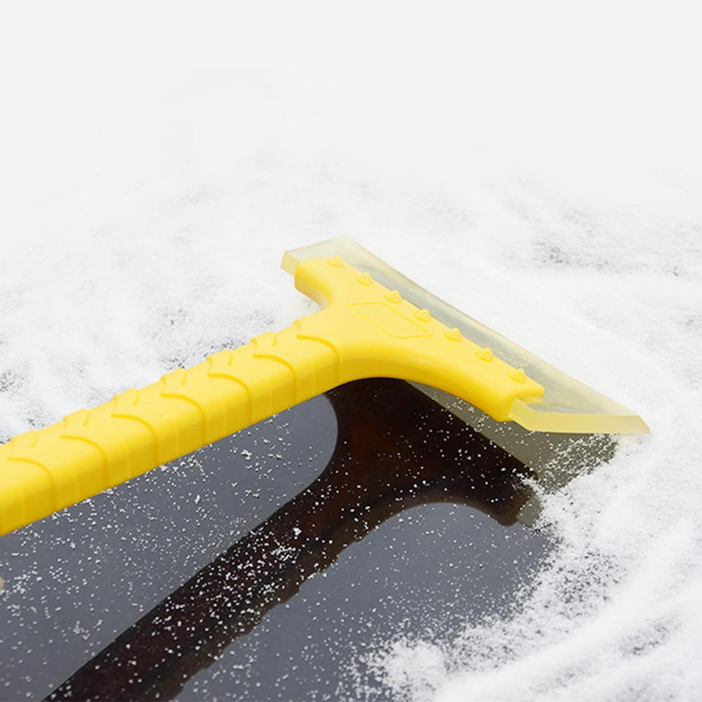 Car Mounted Long Handled Cow Tendon Snow Shovel Winter Snow Shovel De Icing And Defrosting Stainless Steel Snow Shovel