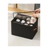 Oxford Cloth Space Saving Shoe Storage Organizer, with Adjustable Partition, Foldable, Suitable for Shoes, Clothes, and Accessories, with Zipper