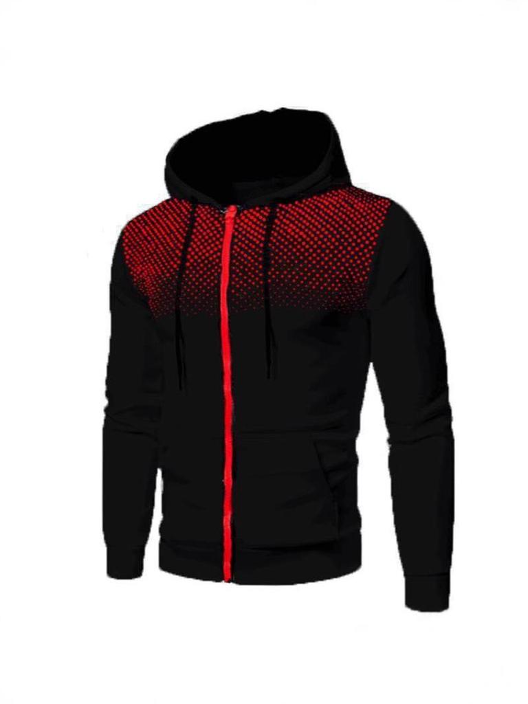 Herren Casual Sport Fitness Zip-up Hoodie Jacke - Herbst/Winter Stil