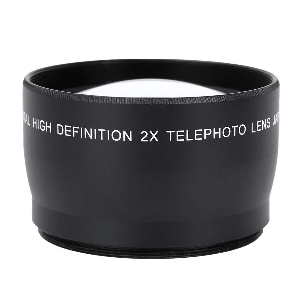 58mm 2X Câmera Telefoto Universal Liga de Alumínio Teleconversor Óptico, Lente, Acessório, + Vidro, Aprox.. 6.8 6.8 4.5cm