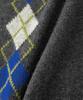 Sseomweeobeoteo Noelle Argyle Knit - Charcoal