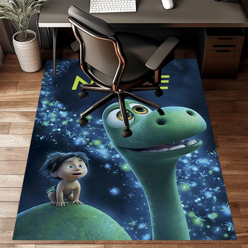 Custom The Good Dinosaur Mat Personalized Name, Polyester Washable Indoor Entryway Rug, Gift for Christmas, Easter, Thanksgiving Day